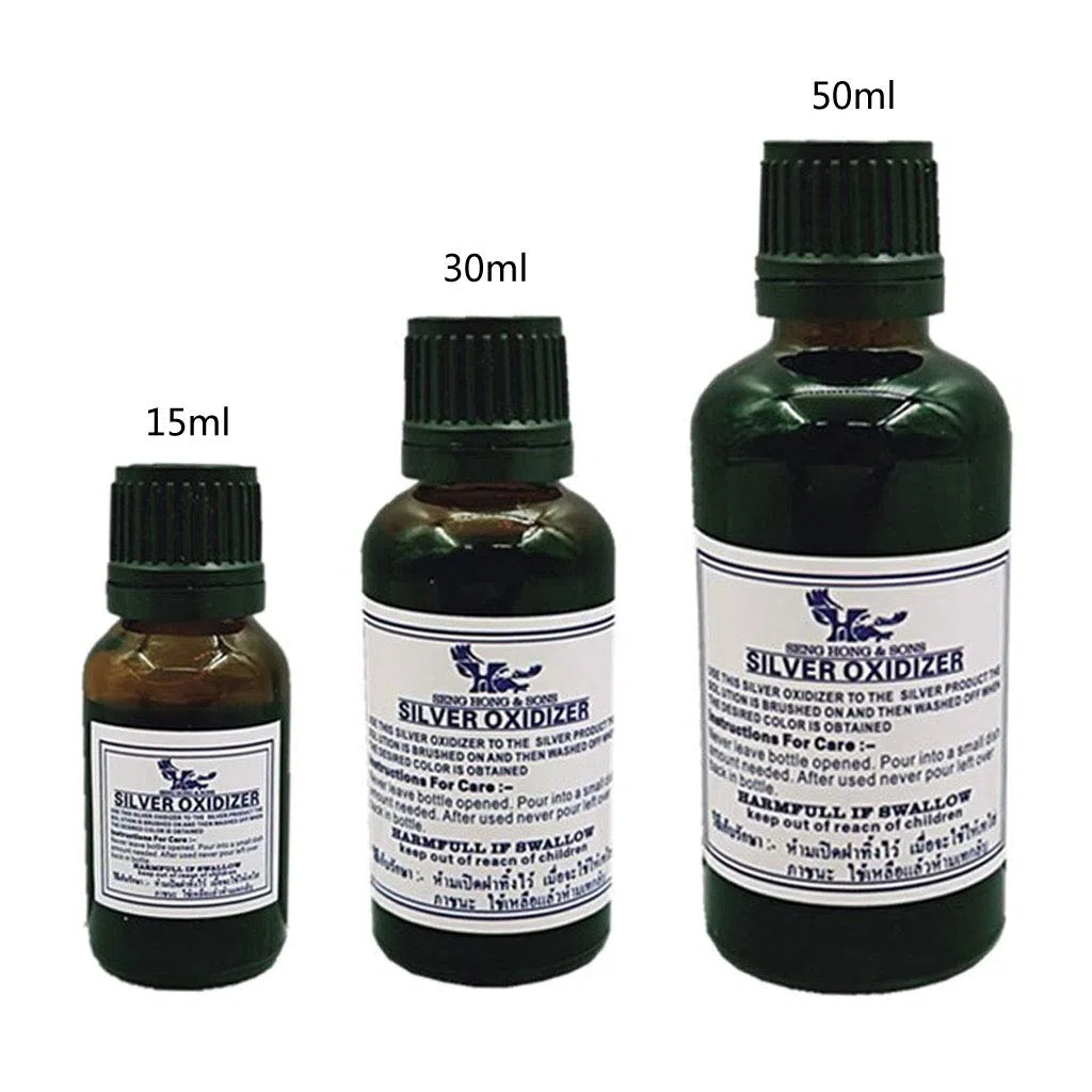 SOFEA Silver Oxidizer Solution Sterling Silver Oxidize Patina Gel Retro Jewelry Making