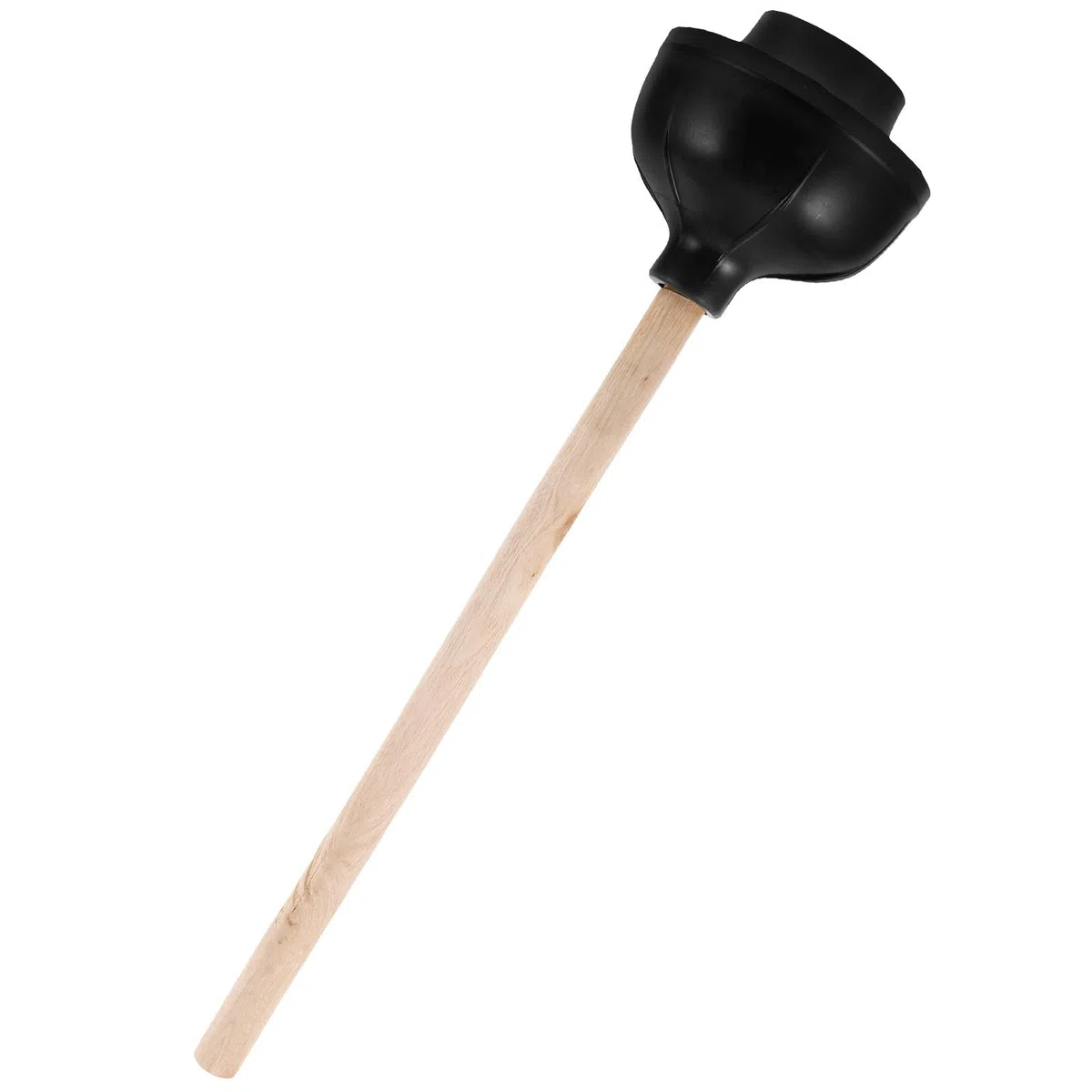 MAGICLULU Stantuffo per WC in Gomma con Manico Ergonomico e Struttura Doppio Strato, Forte Effetto Ventosa per Sbloccare Scarichi Intasati, Accessorio per Pulizia Bagno