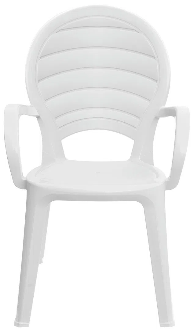 Grandsoleil Green Boheme Paloma Greenpol Poltrona impilabile, 55 x 56 x 88 cm, bianco