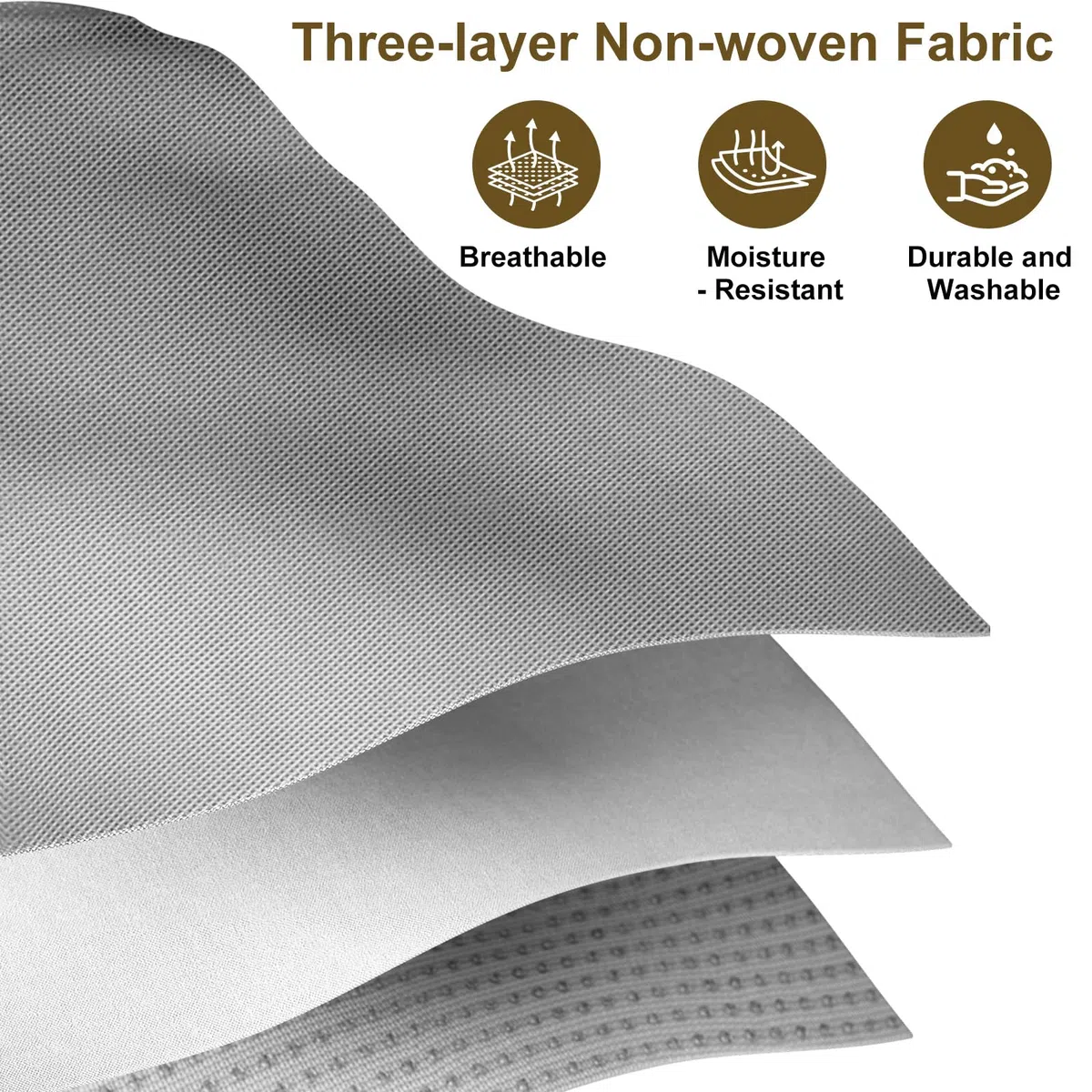 Cozary 3 Pezzi 60L Contenitori Sottoletto, Pieghevole Scatole per Vestiti, Scatole per Armadio con Finestra Trasparente, Contenitori per Armadio Salvaspazio per Vestiti, Biancheria da Letto, Grigio