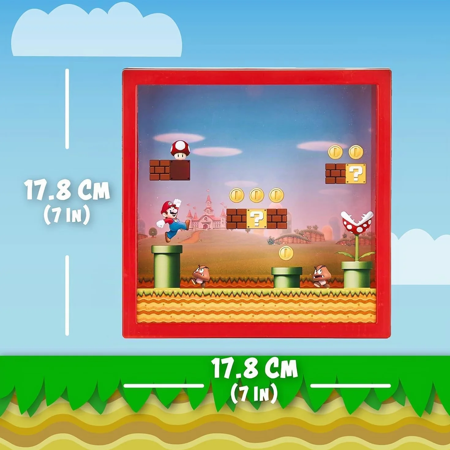 Salvadanaio Super Mario Salvadanaio Nintendo, Regalo per Fan, 18cm