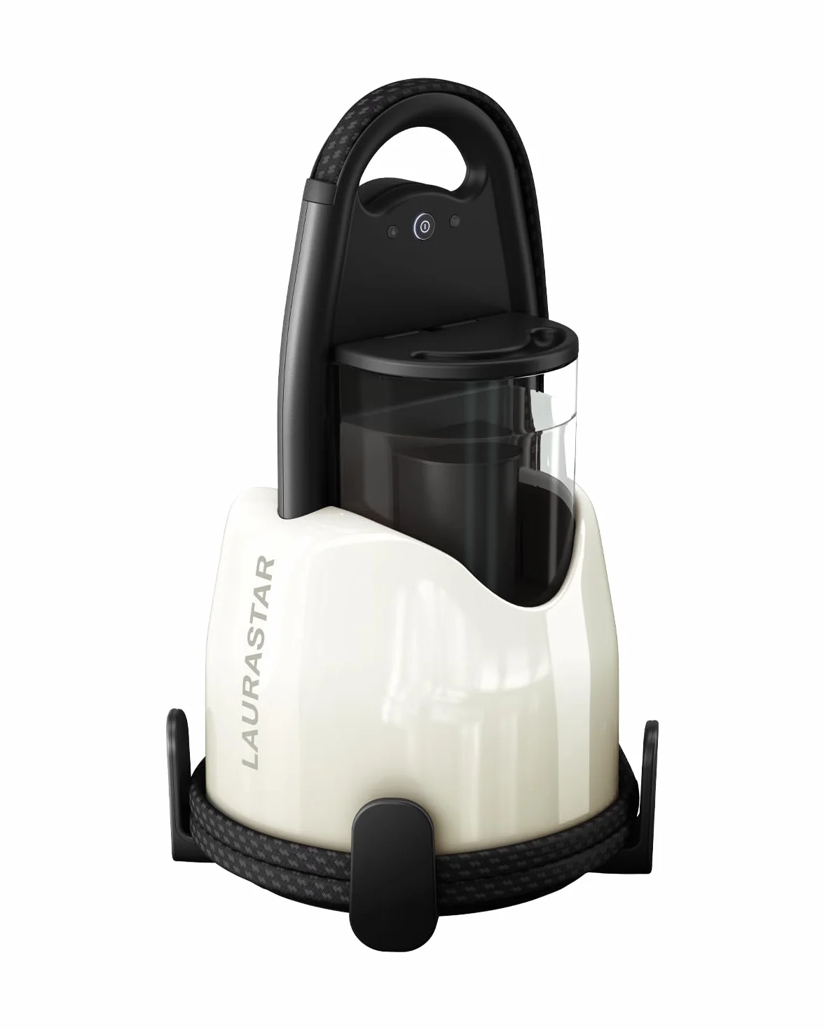Laurastar Lift Pure White, Ferro da Stiro con Caldaia 3in1, Stira, Elimina le Pieghe e Igienizza i Tessuti, Vapore Igienico, Design, Serbatoio Rimovibile dell’Acqua, Stirare Verticale, Bianco