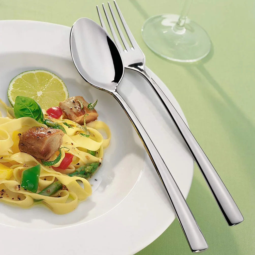 Villeroy & Boch Piemont, Servizio di Posate, Acciaio Inossidabile, Argento, 24 Pezzi