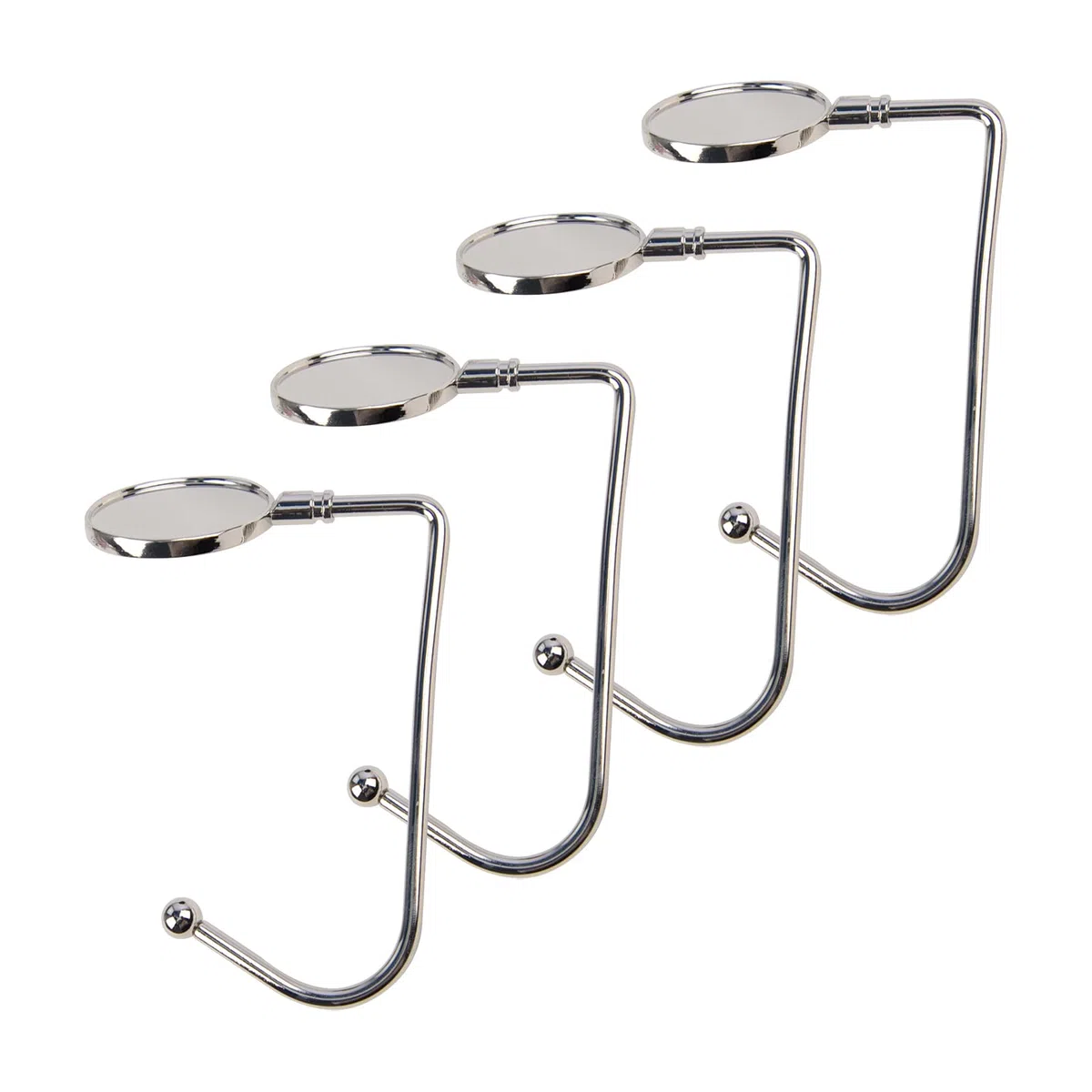 KEYIDO 4 Pezzi Ganci per Calze di Natale per Camino Appendi Calze Natalizie Argento Metallo Decorazione Supporti per Calza Antiscivolo Supporto Porta Appendi Calze Camino Decorazioni