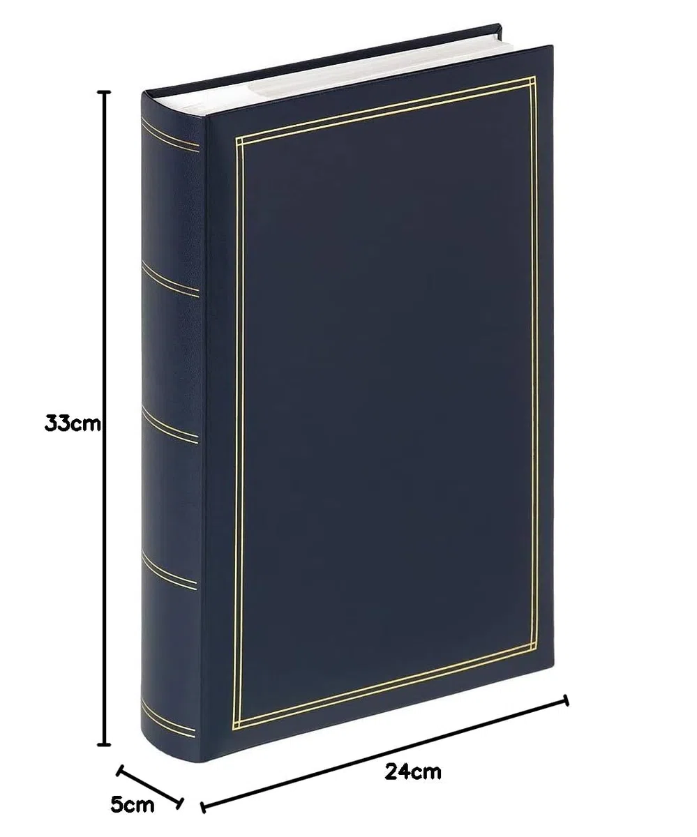 walther design Album fotografico Monza, blu, 300 Fotos 10x15 cm, ME-140-L