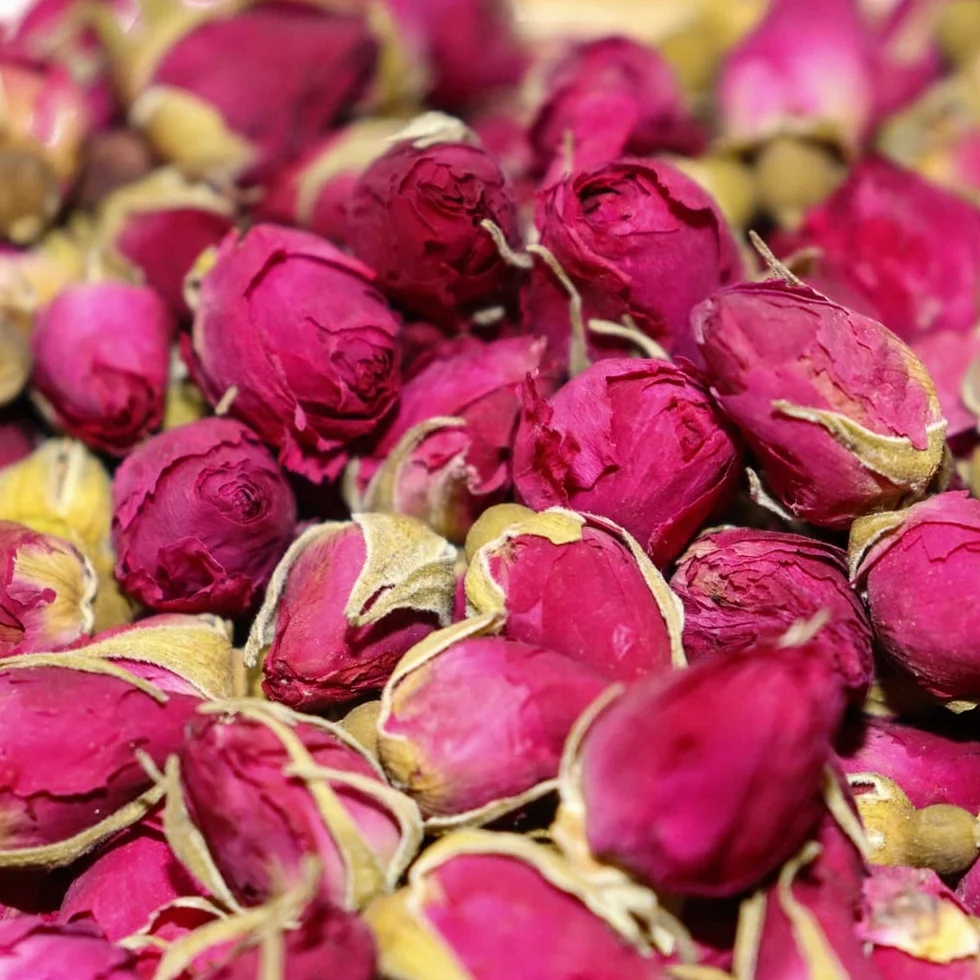 Boccioli di Rosa Essiccati Naturali Petali di Rosa Essiccati Decorativi - 200g