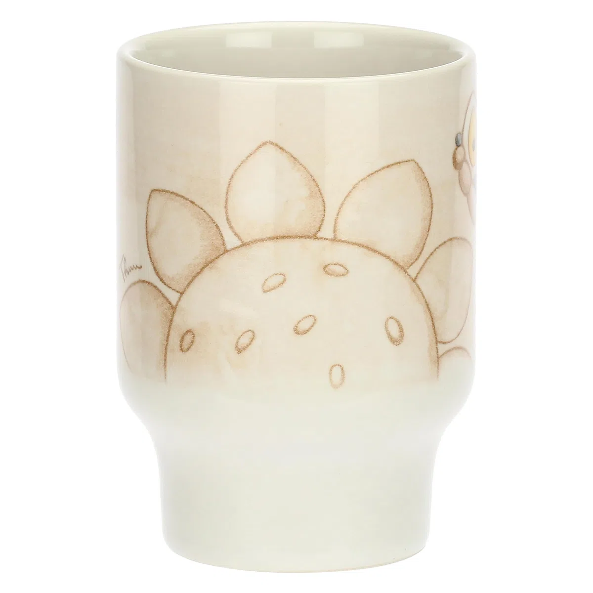 THUN, Portaspazzolino in Gres, Linea Elegance, Idea Regalo per la Casa, 8 x 8 x 11 cm