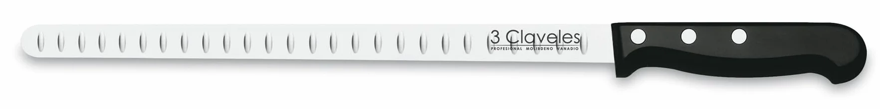 3 Claveles Pom – Coltello alveolare per prosciutto, 29 cm