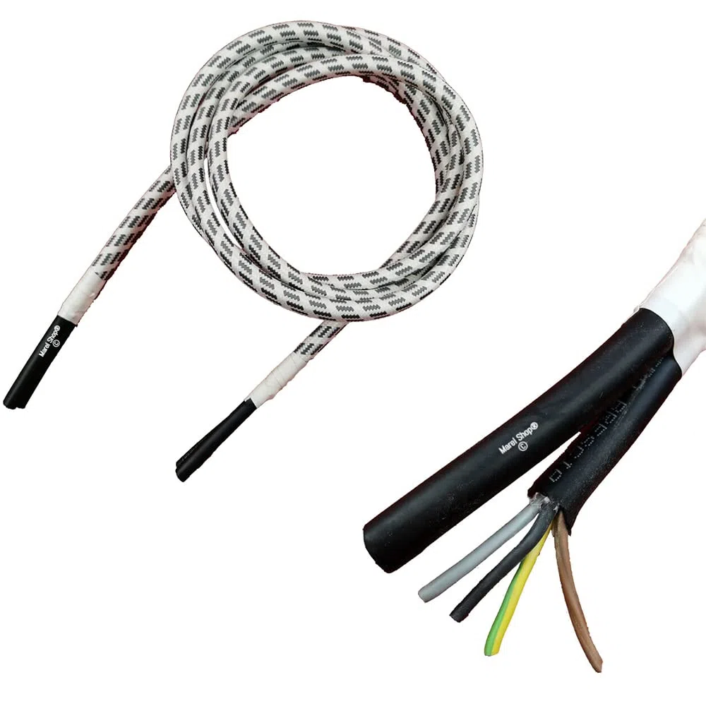 Marel Shop® - Cavo per Ferri da Stiro con Caldaia Lunghezza 200 cm Quattro Fili con Tubo Vapore Diametro Interno 4 mm Esterno 8 mm compatibile con Vari Modelli di Termozeta Rowenta Polti