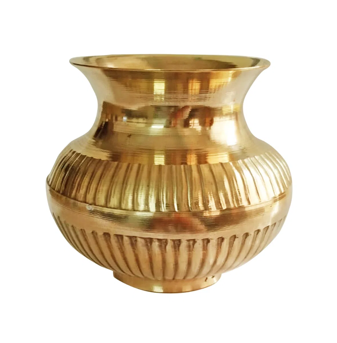 Indian Lota In Ottone Kalash Per Pooja Temple Decoration Items Kalasham Tradizionale Per Puja