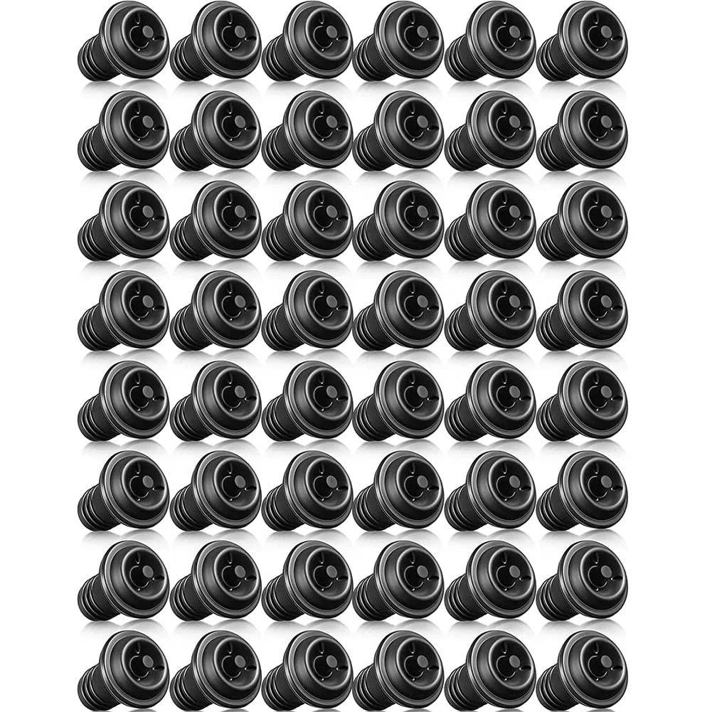 Tappo per Vino Tappi per Vuoto Richiudibili per Pompa Vino Tappo per Vuoto per Vino Tappi per Vuoto nel Silicone Salva Vino (48 Pezzi)