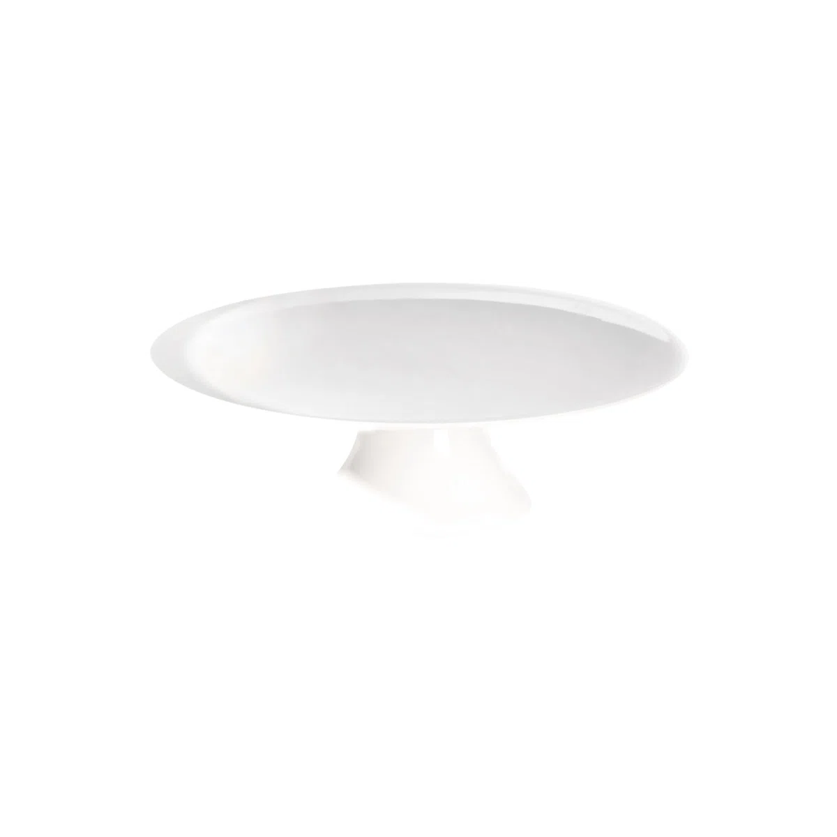 ASA 4797147 Piatto per Torta in Ceramica, 31 x 31 x 28 cm, Colore: Bianco