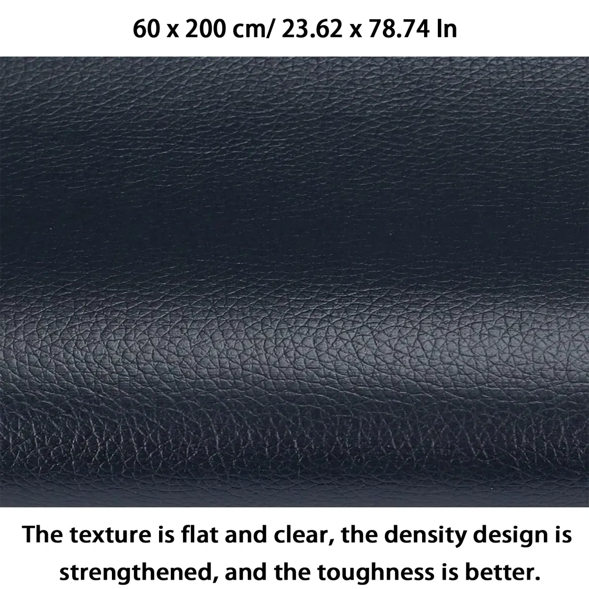 Pelle Adesiva per Riparazioni, Ecopelle Adesiva, Adesivo in Pelle Artificiale, per Divani e Seggiolini Auto (Nero, 60 * 200 cm)