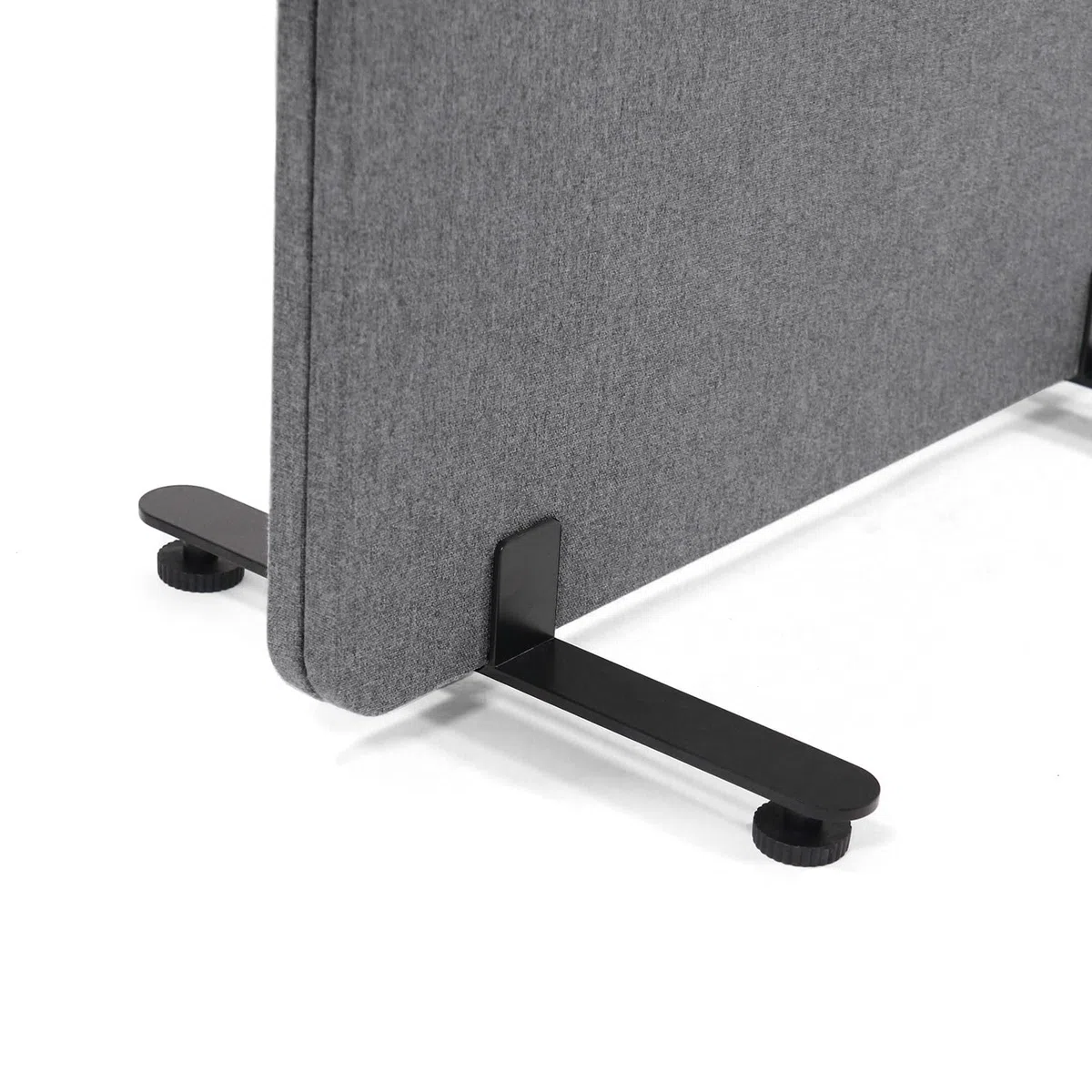 hjh OFFICE 891006 Divisori acustici mobile FLEXMIUT 177 x 60 cm, Set da 2 Pezzi, Schermo acustico, Tessuto Grigio Scuro