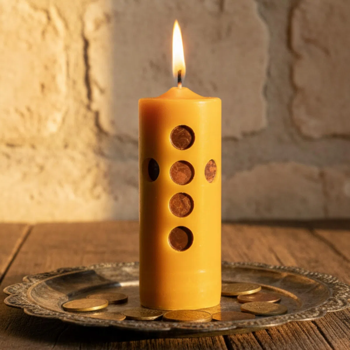Velon preparato Juan de la Buona Fortuna, Rituale con Candela Gialla per Attrarre Fortuna, Soldi e Successo | Giochi d'azzardo e Affari | Fatto a Mano con Erbe | Include istruzioni e preghiera