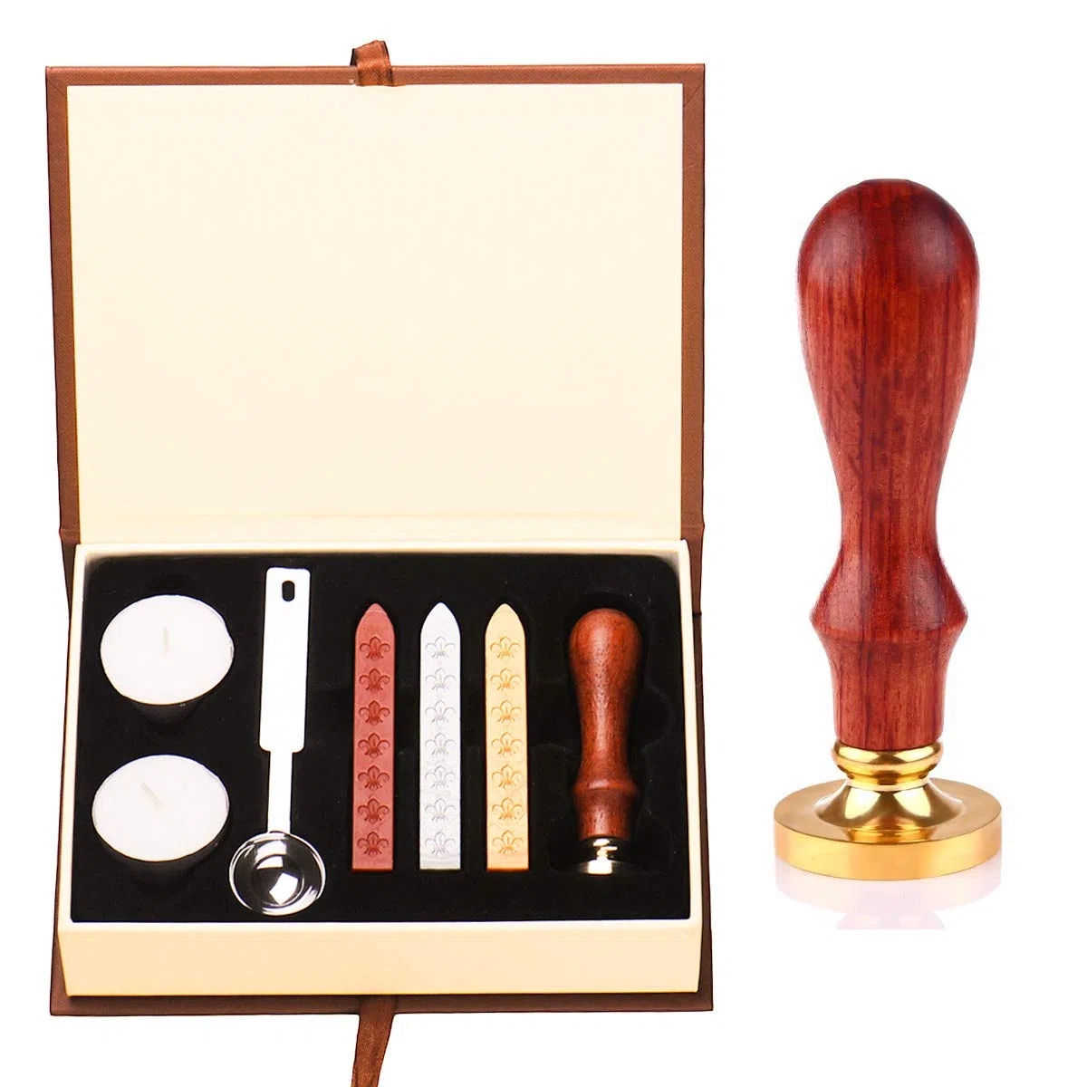 Kit per Lettere Della Scuola di Magia di Hogwarts con Timbri per Ceralacca per Fan di Harry Potter per Feste a Tema Hogwarts