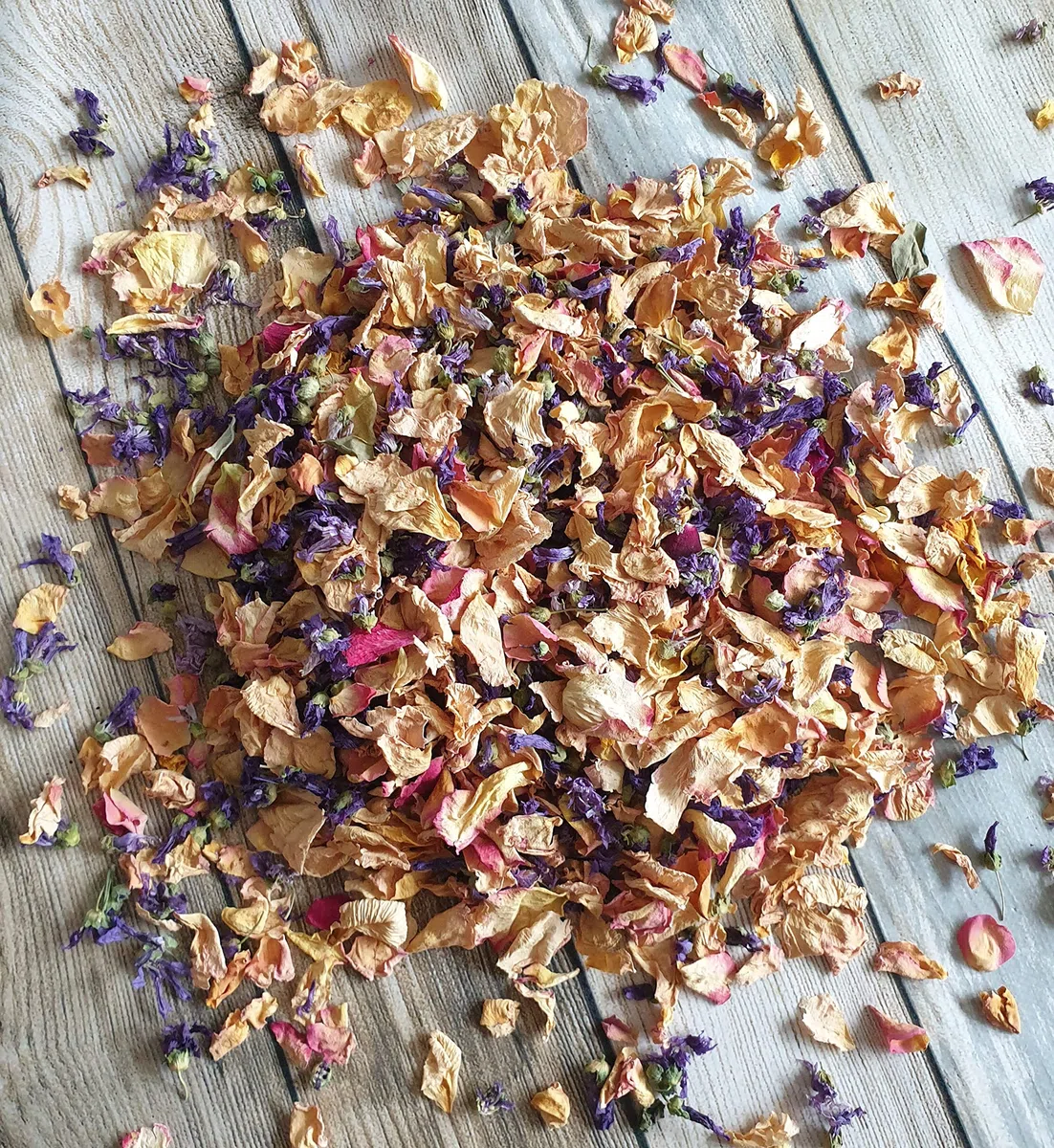 Coriandoli biodegradabili, confezione da 1 litro per 10/12 ospiti, coriandoli nuziali, petali di fiori secchi Petali veri da lanciare