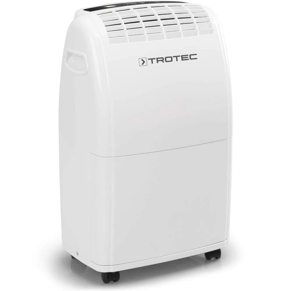 TROTEC Deumidificatore elettrico per ambienti TTK 75 E – potenza 20 L/giorno – superficie 45 m² / 110 m³ – dispositivo di deumidificazione con spegnimento automatico