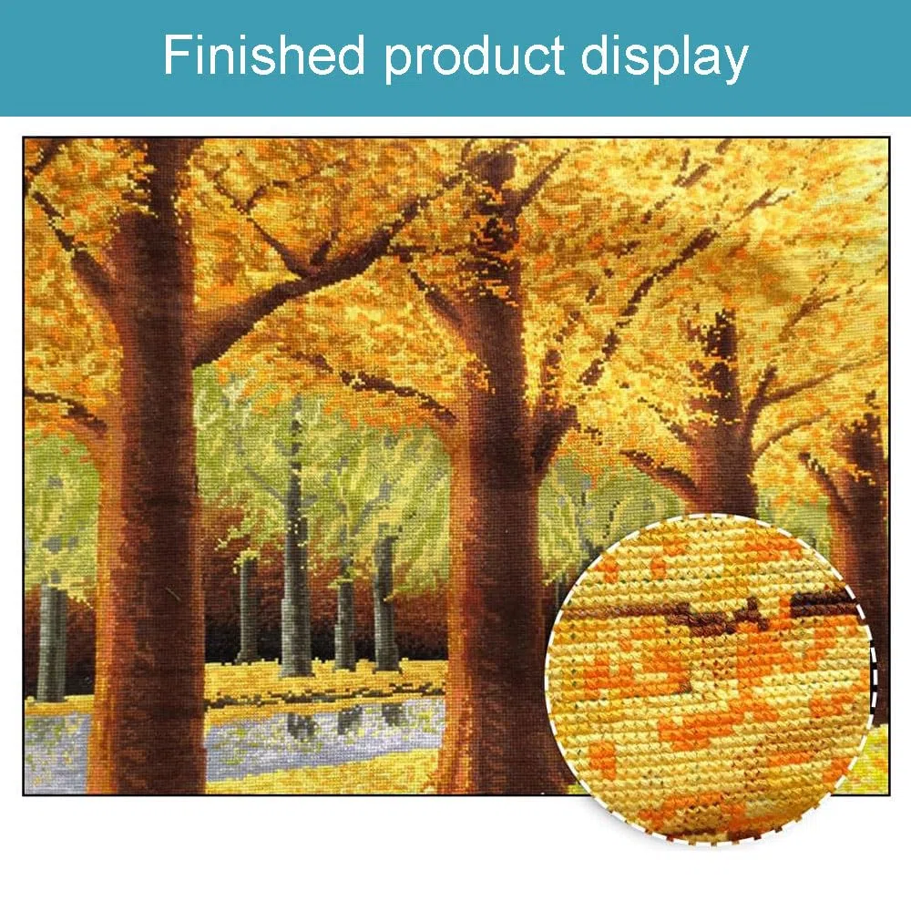 Taxpy 11Ct Kit Punto Croce Cross Stitch Embroidery Ricami,Bambino Angelo 40X50Cm Schemi Quadri Set Ricamo Punto Croce Kit Da Ricamare Principianti Starter Prestampato Stampato
