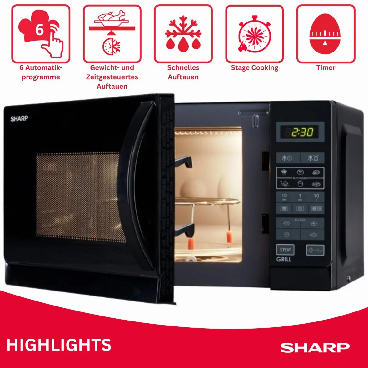 SHARP; Microonde R642BKW