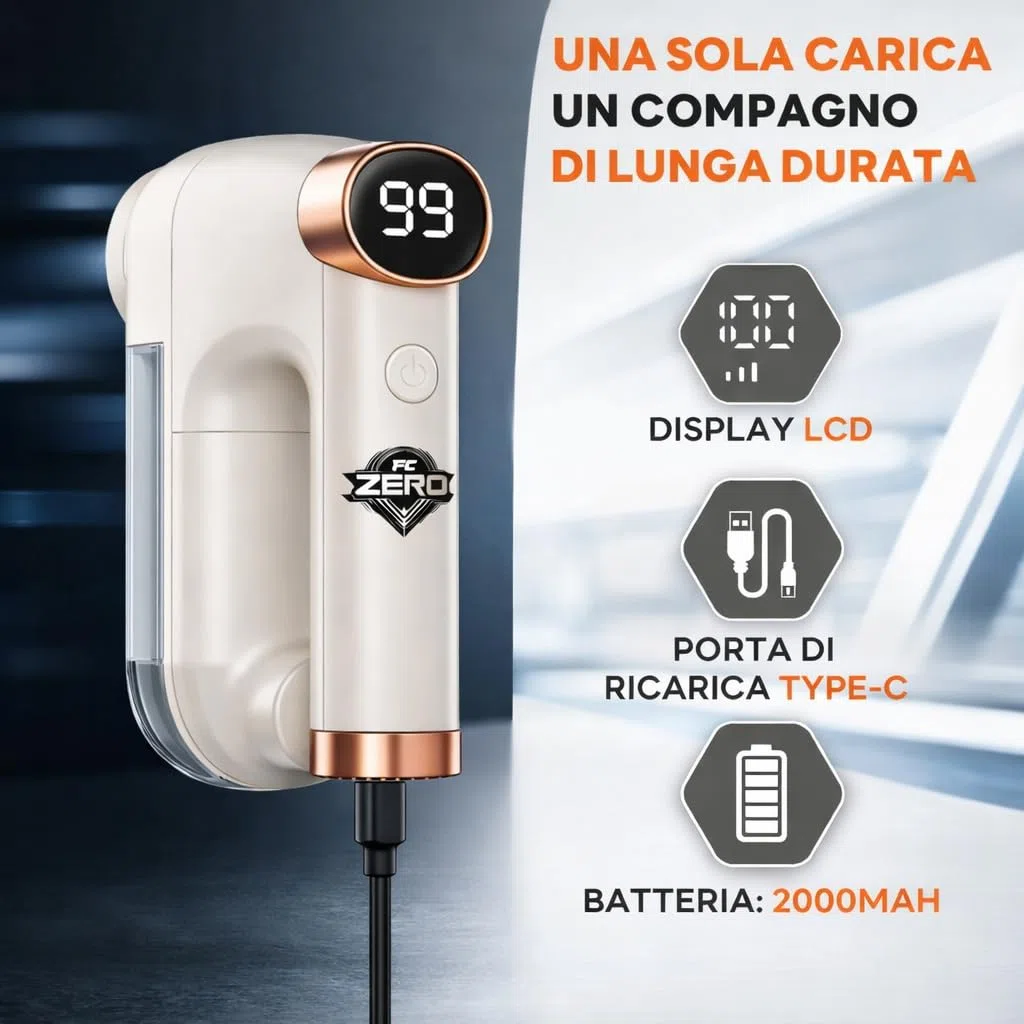 Levapelucchi Elettrico Ricaricabile USB con 6 Lame in Acciaio Inox, 3 Velocità, Contenitore 300ML, Rimuovi Pelucchi per Maglioni, Cappotti, Divani e Tessuti, Batteria 1200mAh, Spazzola Pulizia