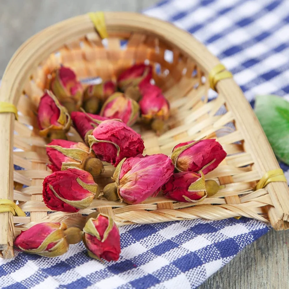 Boccioli di Rosa Essiccati Naturali Petali di Rosa Essiccati Decorativi - 200g