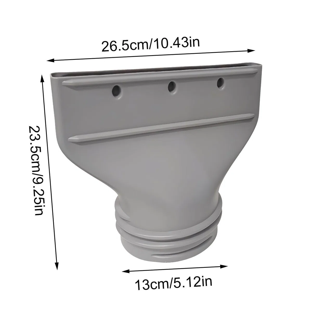 Adattatore Per Tubo Di Scarico Condizionatore Portatil, 130 Mm/150 Mm, Tubo Climatizzatore Portatile, Facile Da Installare, Compatibile Con Uscita Finestra Domestica