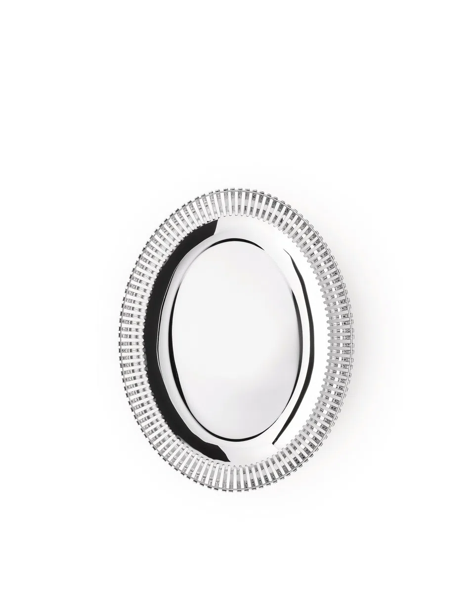 Alessi PCH06/26 Cestino Ovale, Acciaio Inossidabile 18/10, Lucido, 26 cm