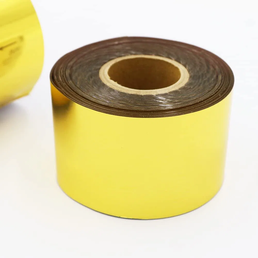 Gold Hot Foil Rolls Heat Transfer Film Anodized Gilded Paper Hot Foil Stamping Paper 400ft for DIY Leather Bronzing PVC and Paper Craft Papers Gilding (1.5"x400ft)