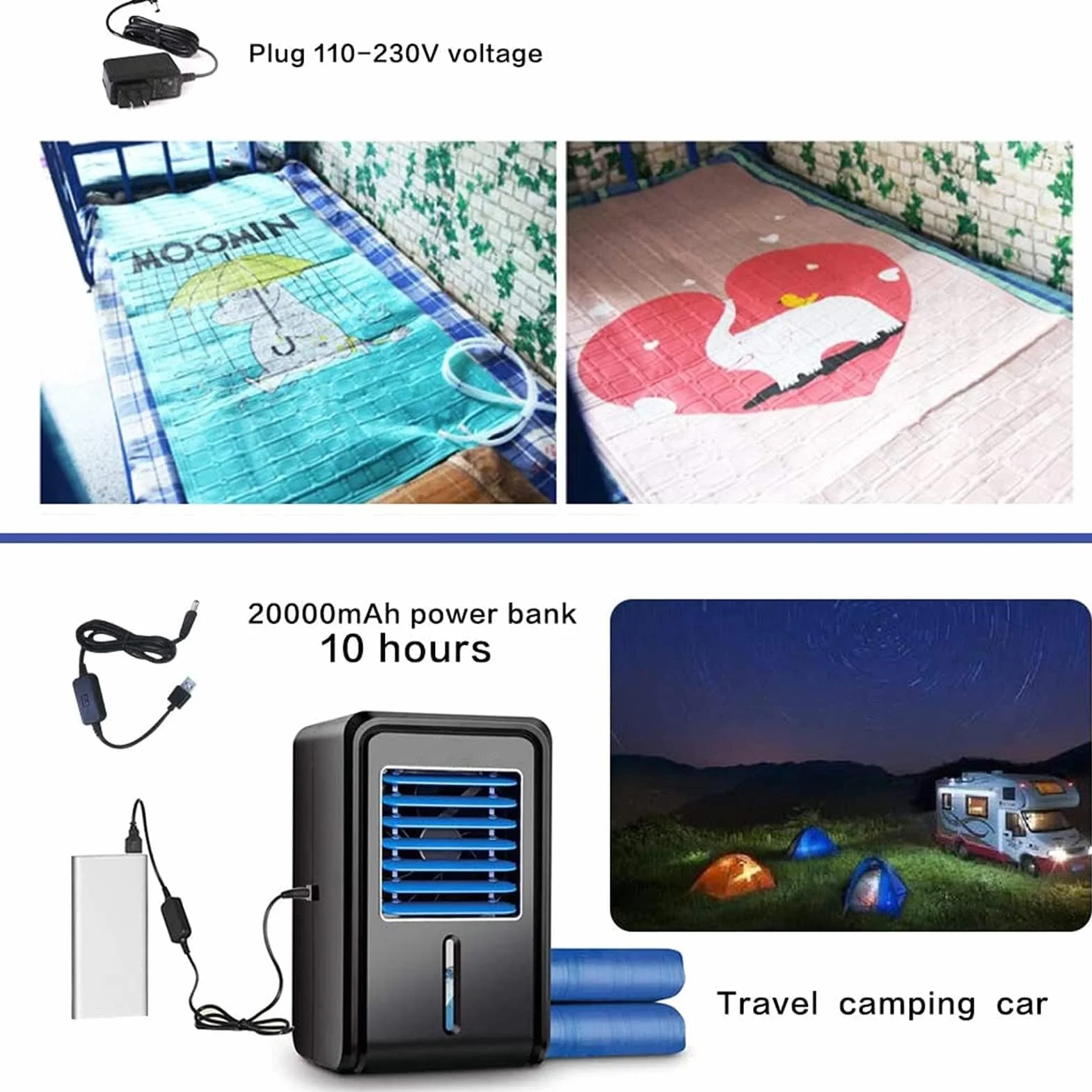 Materasso ad Acqua di Raffreddamento, Materasso raffreddato ad Acqua con Telecomando, Sistema di Cuscino di Raffreddamento del Letto, Coprimaterasso refrigerato in PVC, 63x27 Pollici