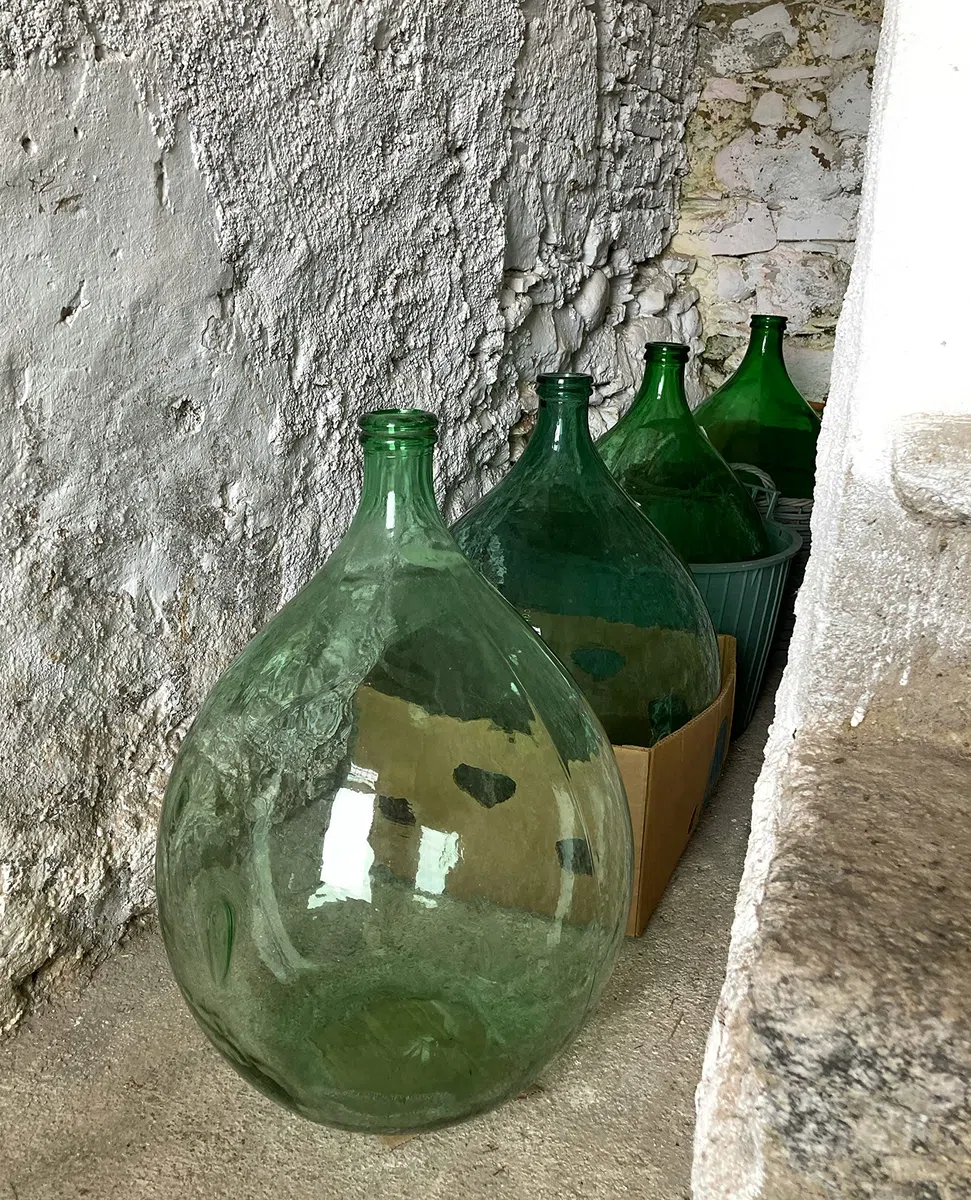 Generico Damigiana vetro verde 54 litri (numero 1)