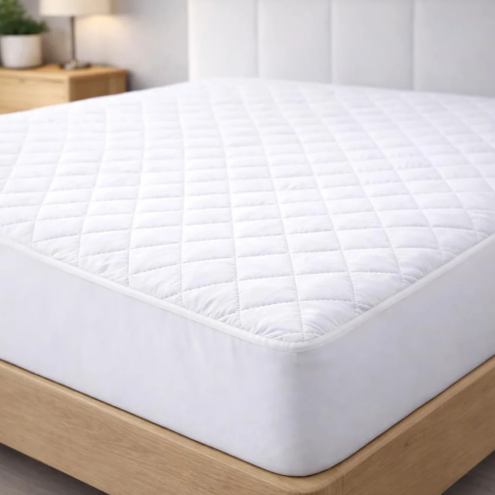 Degrees Home 2Basic – Coprimaterasso Matrimoniale Reversibile Ultra Morbido e Imbottito (160x190/200) – Proteggi Materasso in Microfibra, Traspirante, Certificato Oeko-Tex, Angoli Elasticizzati 32 cm