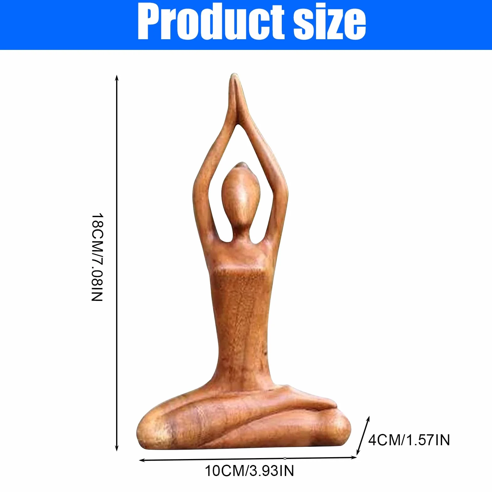 Scultura da donna, statuetta per yoga, statue di yoga, per ragazze, decorazione per la casa, decorazione per la meditazione, yoga, statuette moderne da donna, decorazione per la meditazione
