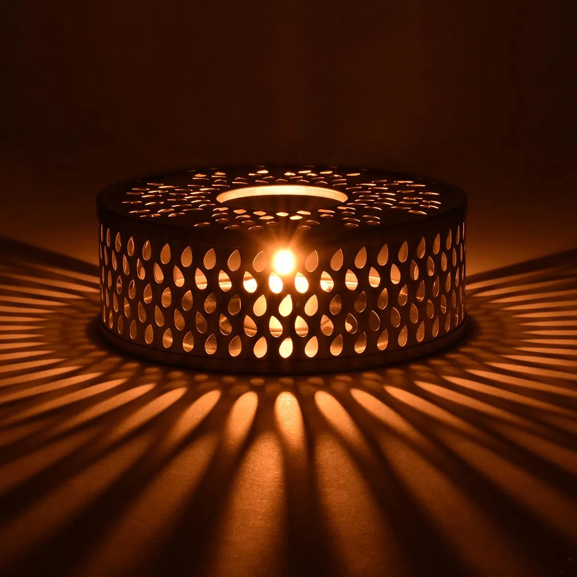 Creano Scaldavivande in Acciaio Inox con Portacandele per Teiere e Tazze Elegante Stabile Non Fa Rumore Adatto a Tutte Le Teiere - Regalo Perfetto Donna Uomo Natale Pasqua