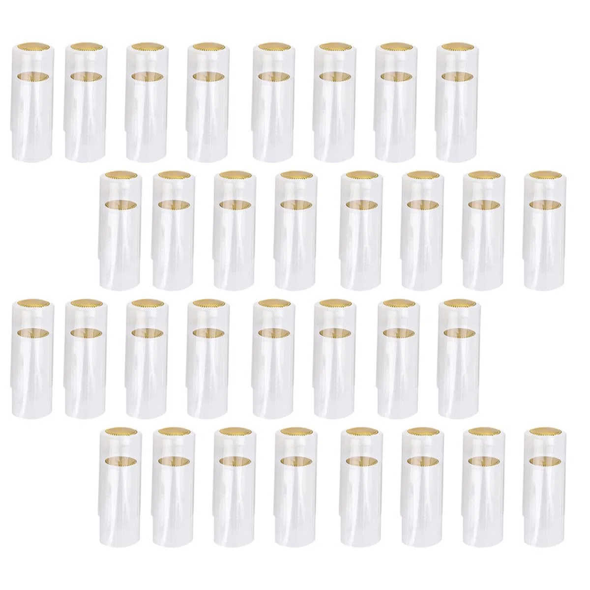 KALLORY Capsule Termorestringenti Trasparenti per Bottiglie di Vino da 30mm, Confezione da 200 Pezzi in Plastica, per Imbottigliamento e Conservazione del Sapore