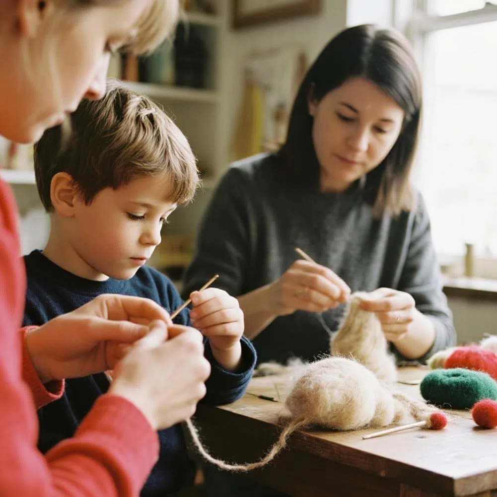 YNNHUDEEP Lana merino di alta qualità, 36 colori, per infeltrimento umido e feltro secco, 108 g, lana da fiaba con fibre naturali, set iniziale per lavori a maglia