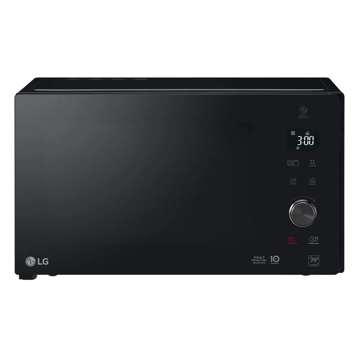 LG MH7265DPS Forno Microonde Smart Inverter con Grill al Quarzo, 32 Litri, 1200 W, Programmi Automatici, Livelli di Potenza Regolabili, Piatto Microonde Crispy Incluso - Nero 30.7 x 54.4 x 44.1cm