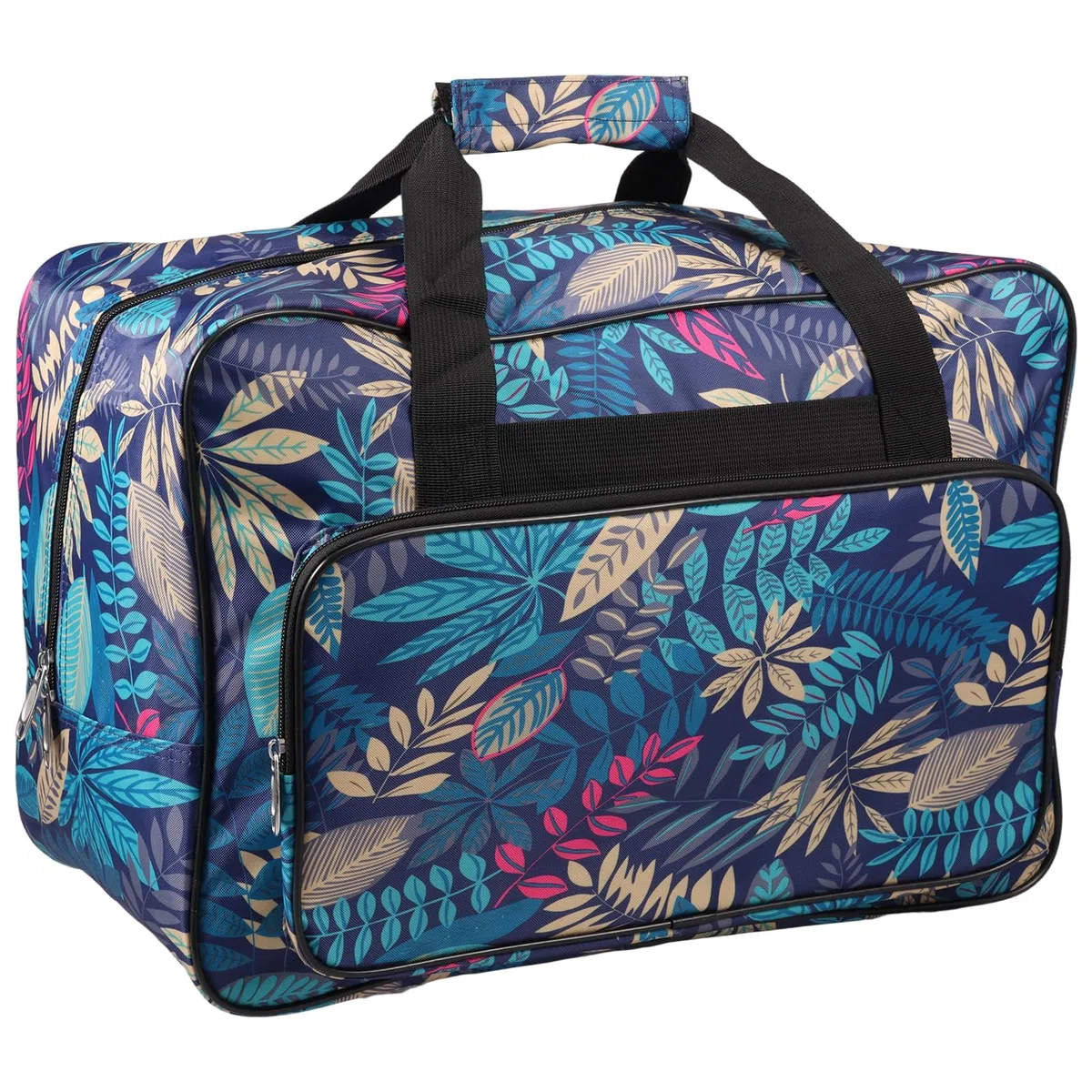 Borsa per macchine da cucire, capacità, 46 x 23 x 32 cm, tessuto Oxford, portatile, tasche multiple, impermeabile, per macchine da cucire, per macchine da cucire, forbici, aghi di misura, borsa