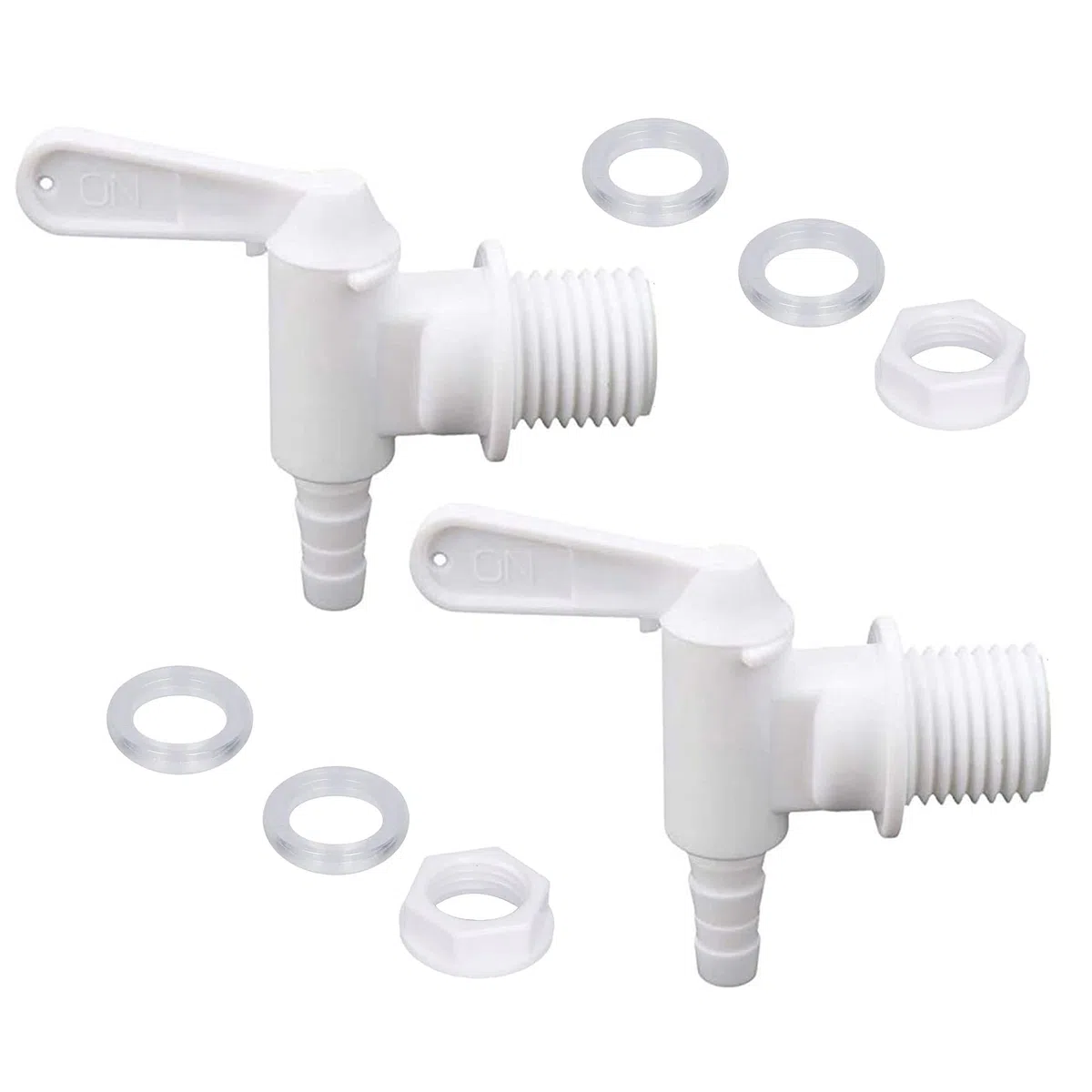 2 Pezzi Rubinetto in plastica per birra secchio plastica tanica con rubinetto tanica acqua serbatoio Distributore di bevande per uso domestico per Secchio di fermentazione per la Produzione di Birra