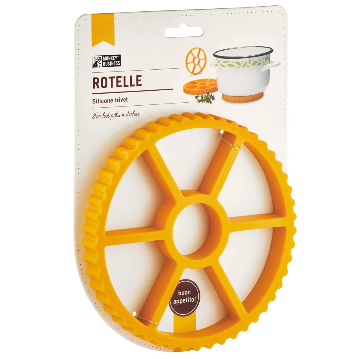 Monkey Business - Sottobicchieri divertenti e alla moda, a forma di una serie di accessori da cucina ispirati alla pasta, accessori da cucina originali
