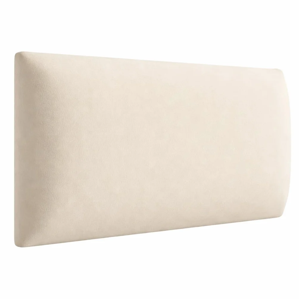 Angelo - Imbottitura da parete - Pannelli 3D - Cuscino da parete - pannello imbottito - Panna 60 x 40 cm - Tappezzeria