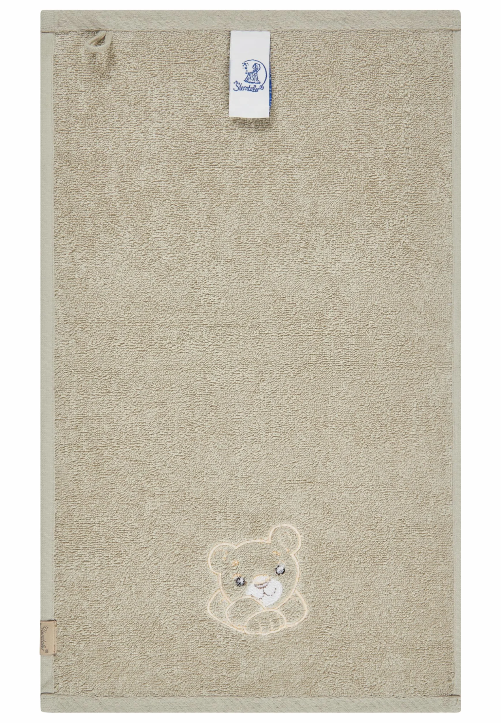 Sterntaler Asciugamano per bambini, confezione doppia, giraffa e leone, 50 x 30 cm, asciugamano in cotone assorbente con bellissimi bordi intrecciati, graziose applicazioni per neonati e bambini