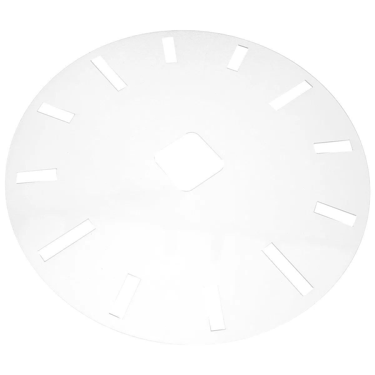 Stencil Orologio in Acrilico Quadrante Liscio e Segni Dial per Progetti di Bricolage e Lavorazione del Legno