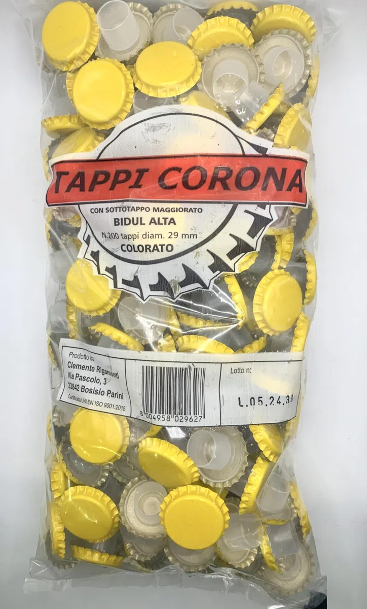 Ferrari Group Tappi Corona con bidule Lungo ø 29 mm. Confezione 200 pz