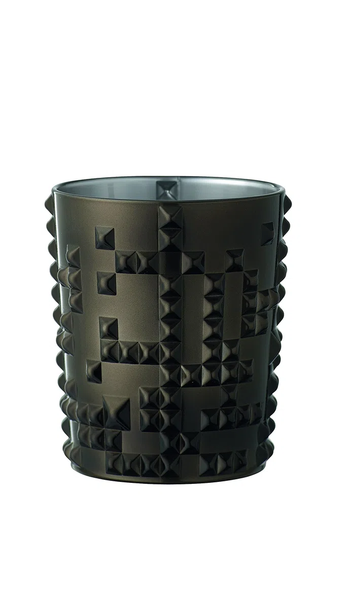 Spiegelau & Nachtmann, Bicchiere di Vetro, Modello Punk, Vetro, Grau, 10.1 x 9 x 9 cm