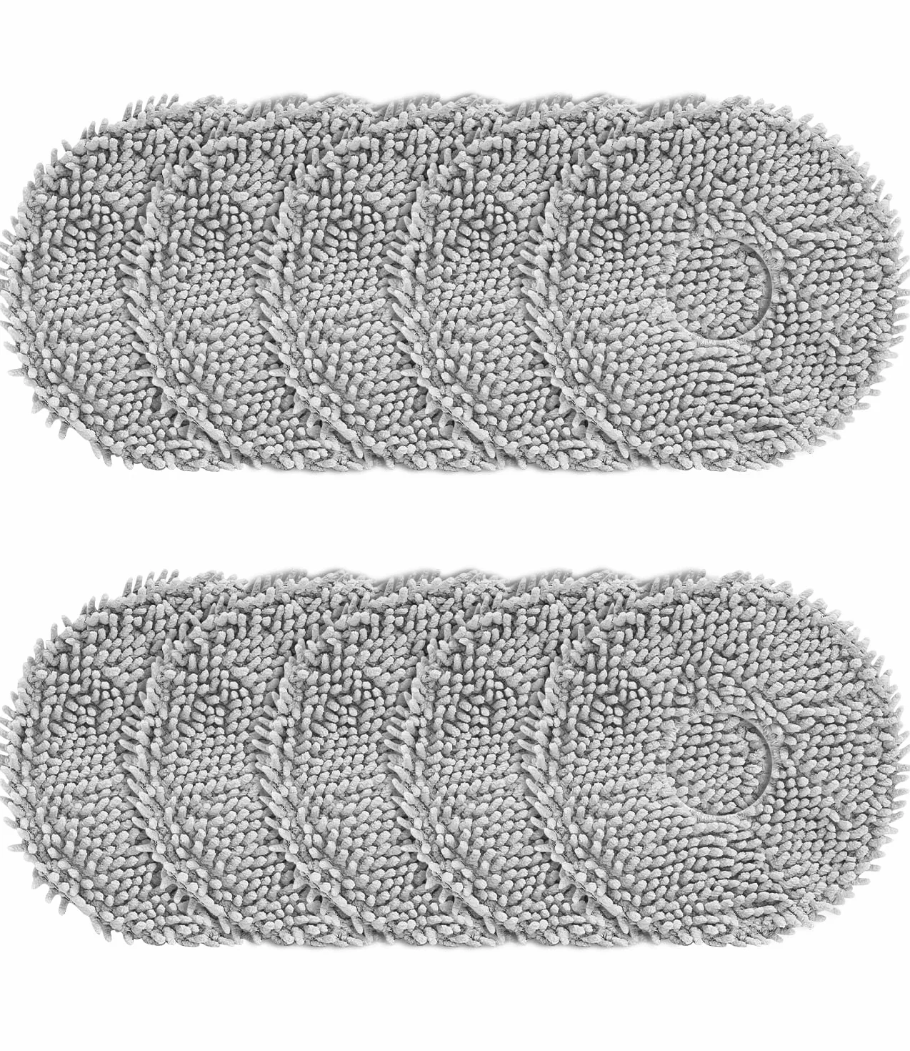 10 Panni di Ricambio per Xiaomi X20+/Dreame L10s Ultra/L10 Ultra/L20 Ultra/L10s Pro Ultra Heat/L10s Pro Gen 2/D10 Plus Gen 2/L40 ultra/X40 Ultra Complete, per Ecovacs Deebot T30 Pro Omn