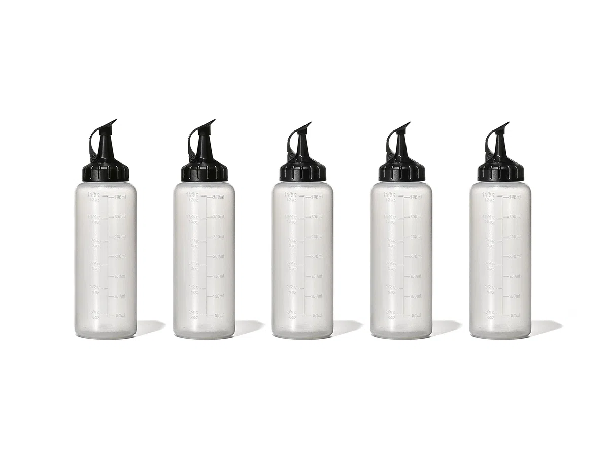 OXO Good Grips Chef's Squeeze Bottle Medium – Confezione da 5