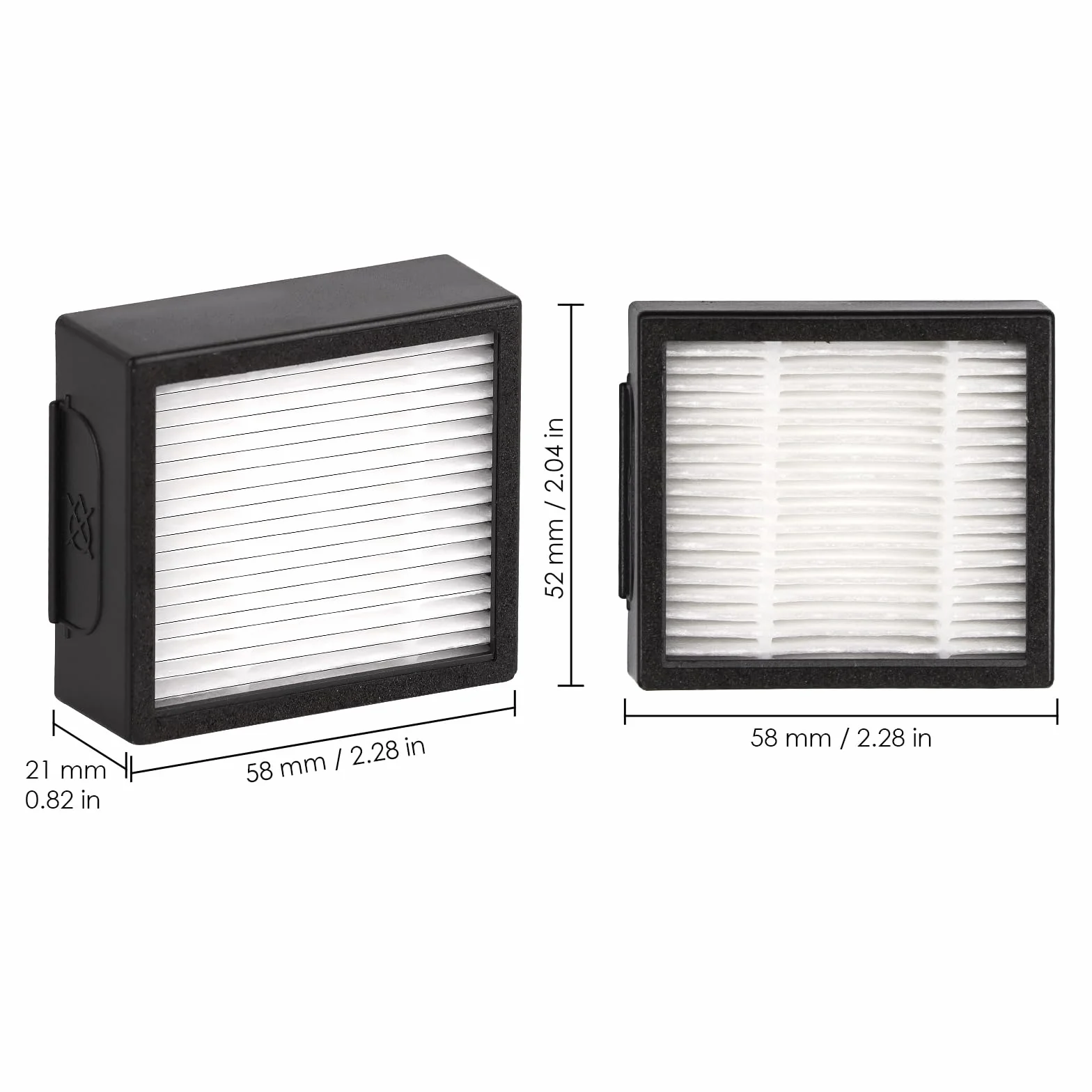 (6 pezzi) Combo 10 Max Filtro HEPA di ricambio compatibile con iRobot Roomba Combo J7+ plus/Combo j9+/ Combo 10 Max Robot aspirapolvere Filtri HEPA Kit di accessori (Non per combo j5 j5+)