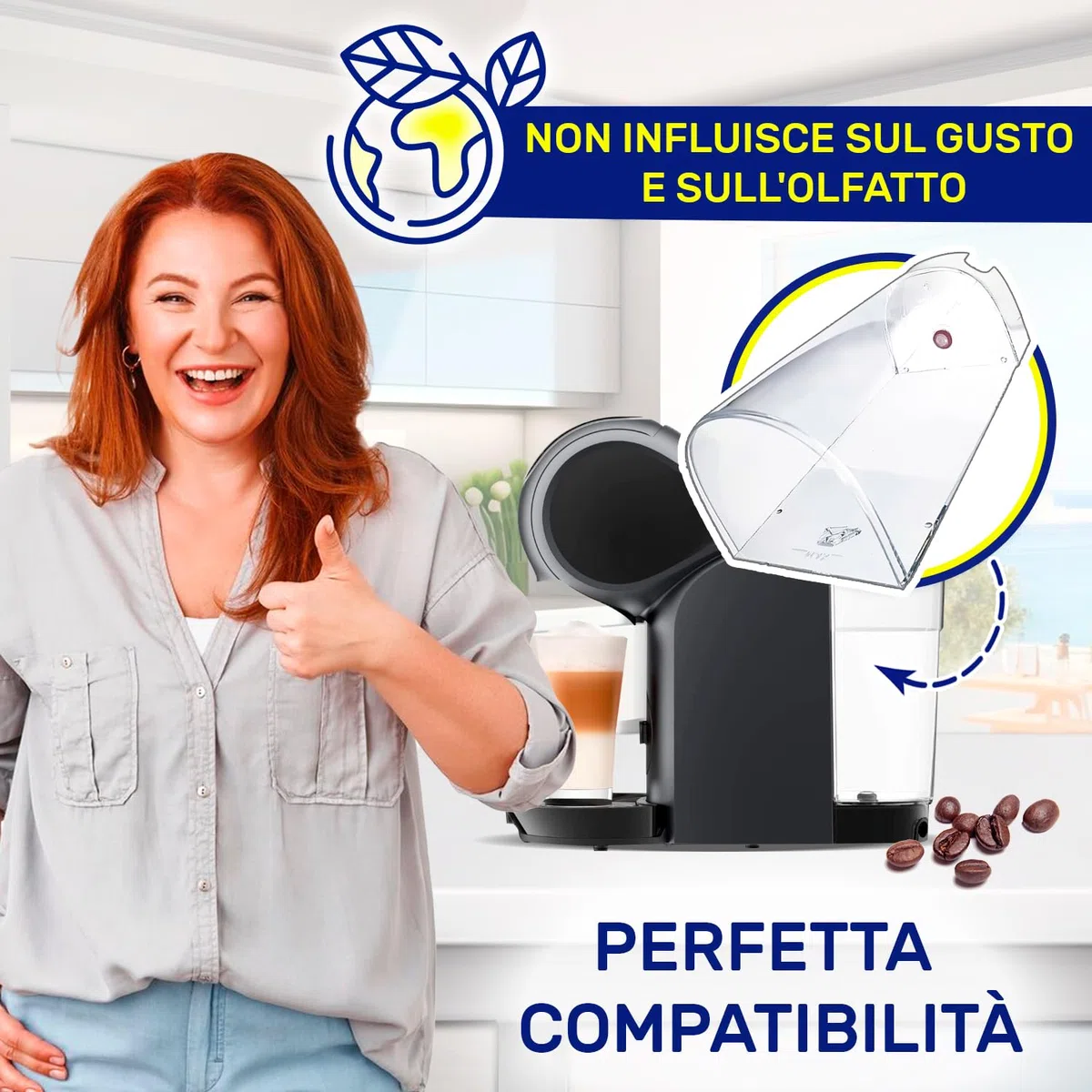 Serbatoio Acqua per Macchina Caffè Cialde con Codice Originale MS-625004 per Krups per Dolce Gusto Genio S - MADE IN EU - Garanzia di 10 Anni - MONTERAL