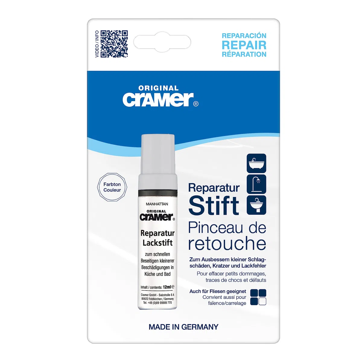 Cramer, Vernice stick per riparazione sanitari - 15850